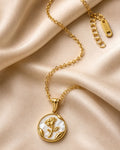 Gold Rose Necklace (stainless)