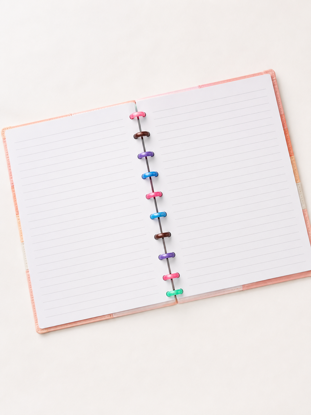 Pastel Ring Notebook Diary