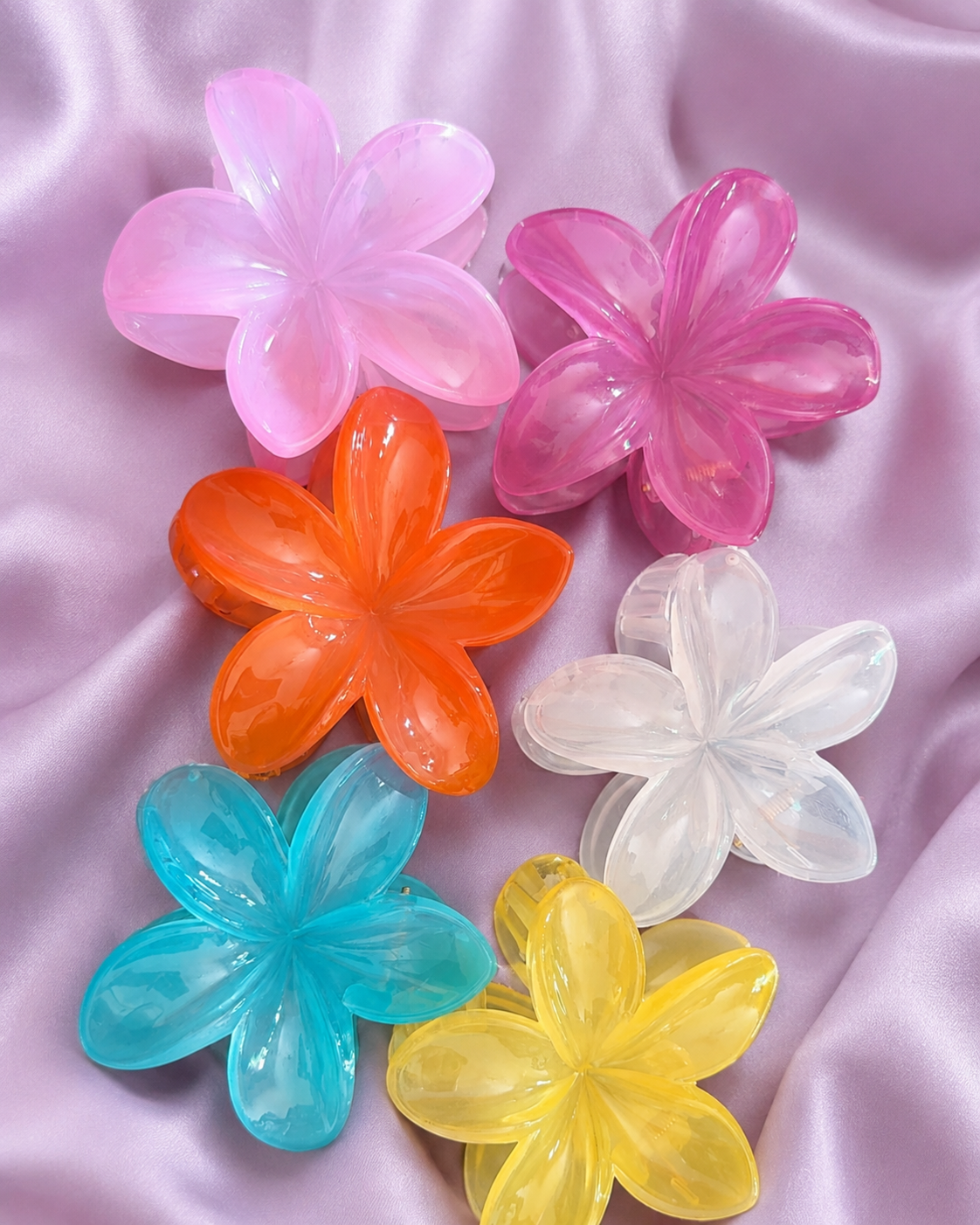 Acrylic Hair Claw Clips
