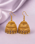 Crystal Crown jhumkas