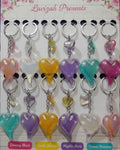 Heart Glitter Keychain