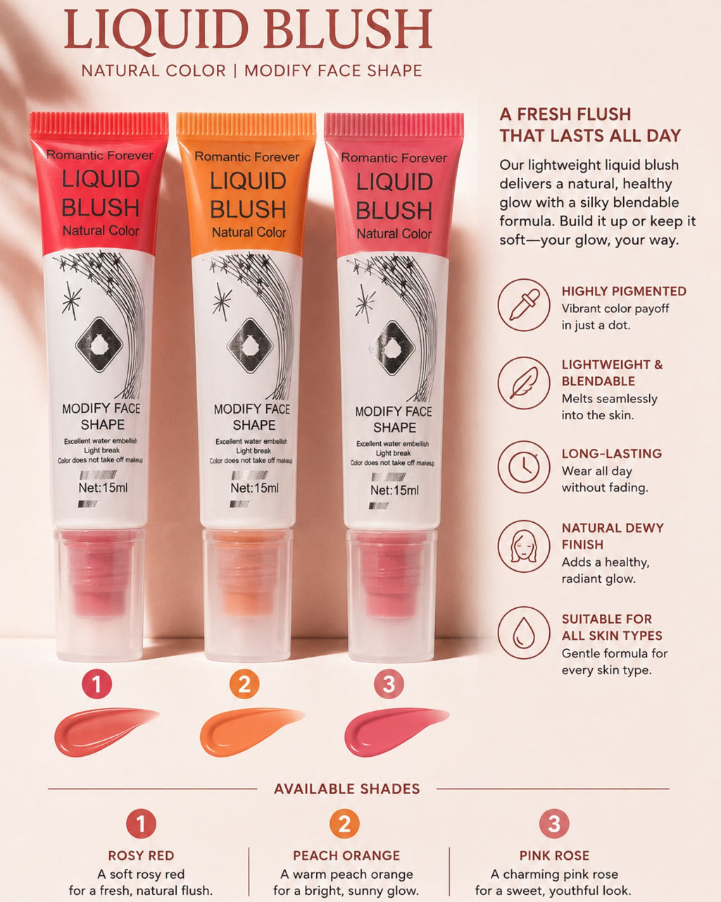 Natural Color Liquid Blush