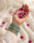 Aesthetic blue bangles