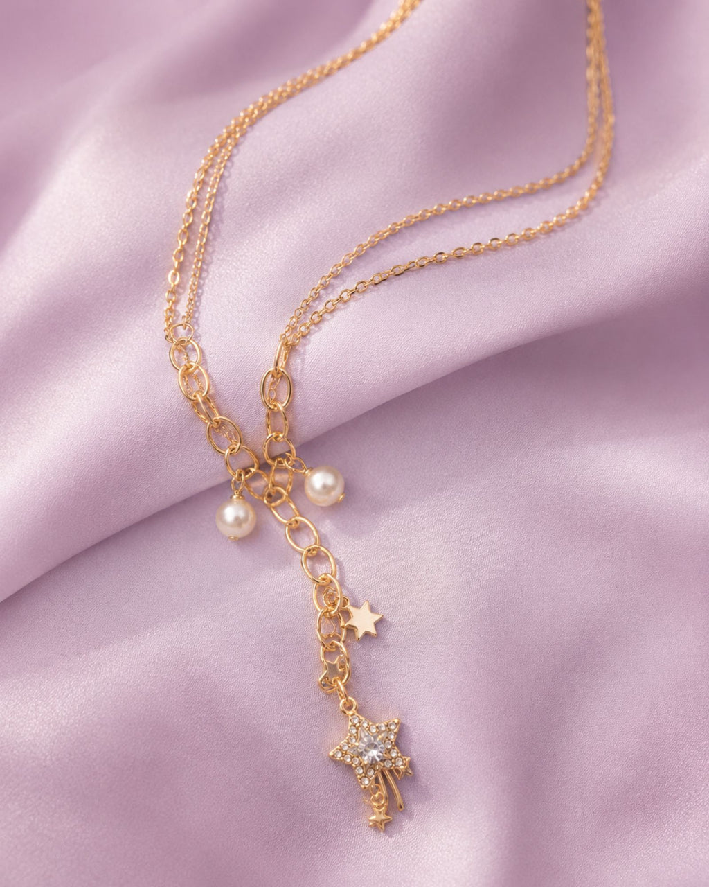 Charm layered necklace