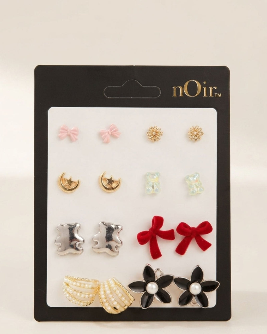 Korean earrings full card set (imported)