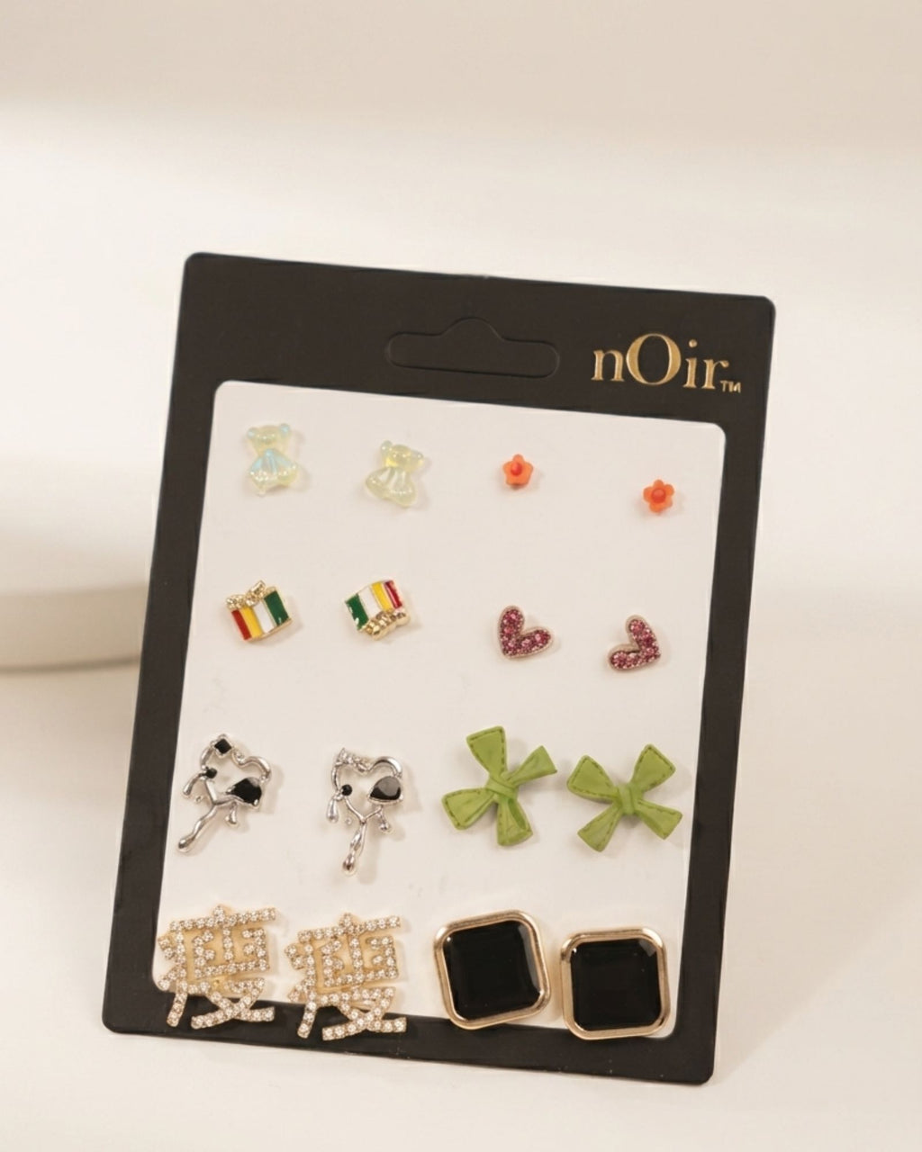 Korean earrings full card set (imported)