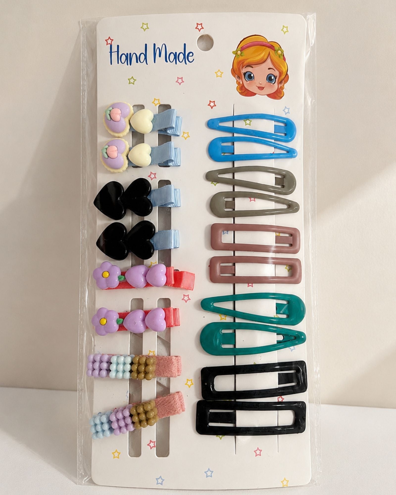 18 Pcs Premium hair clips set