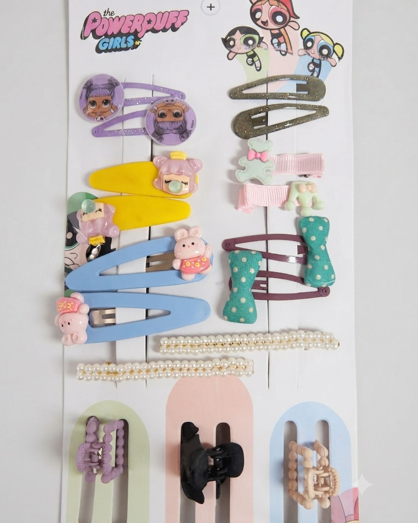 17 pcs Korean Hair Accessories Full Set