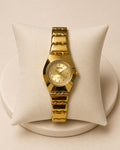 Gold Bezel Watch (woman)