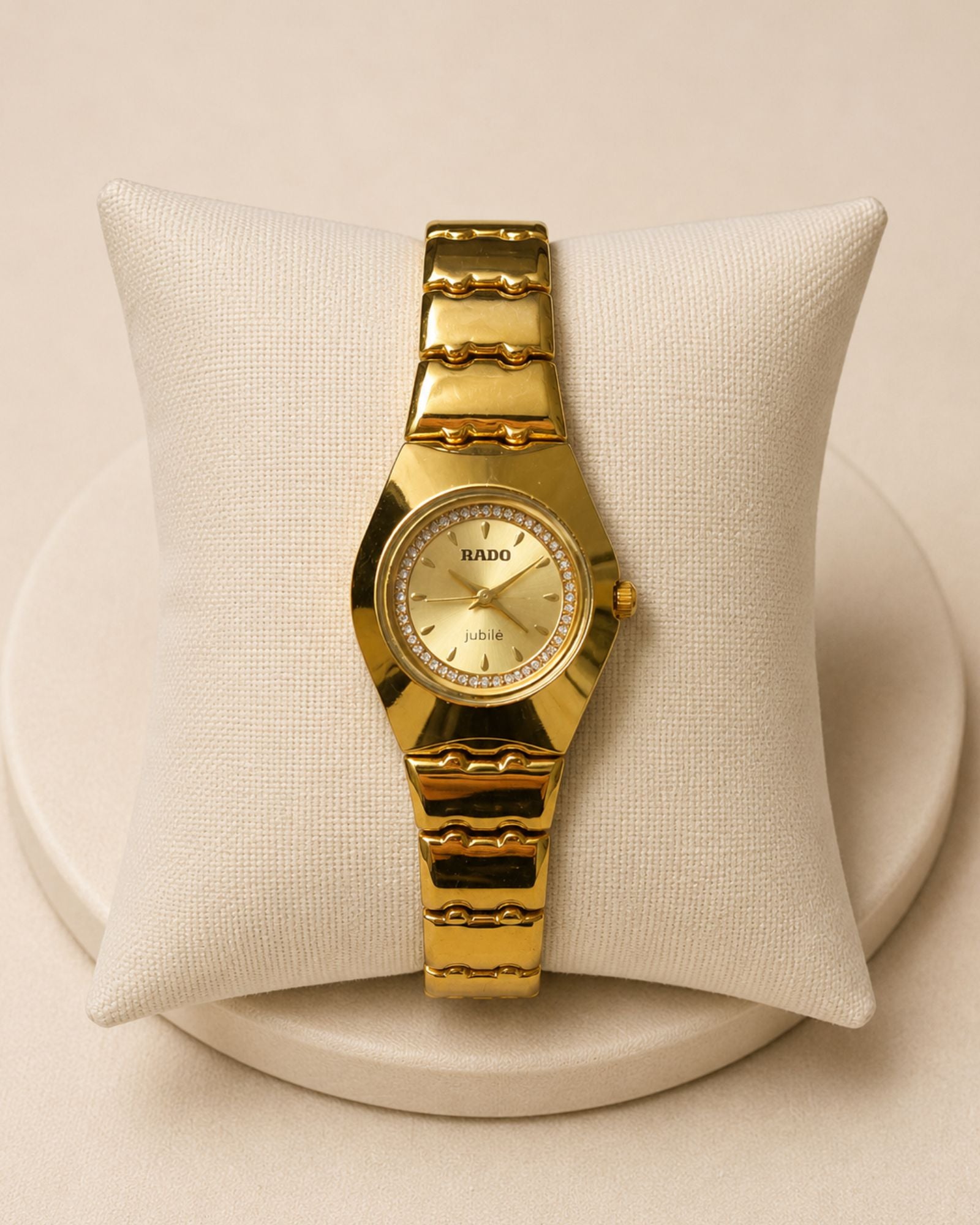 Gold Bezel Watch (woman)